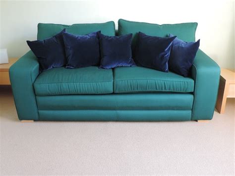 Beautiful quality Sofsa Bed Company double sofa-bed, dark green | in Dalston, London | Gumtree