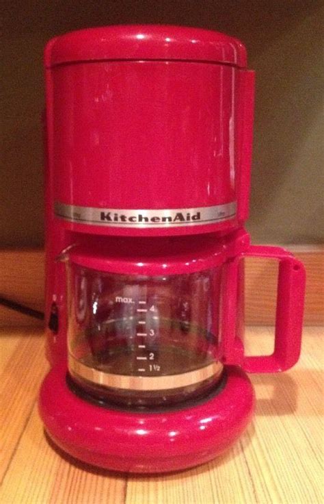 KitchenAid Ultra 4 Cup Coffee Maker Model KCM055ER3 Empire Red FreeShip ...