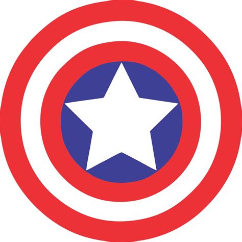 Captain America Logo - Etsy | Logotipos de superhéroes, Superhéroes, Decoracion de capitan america