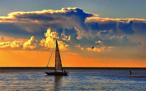 Sunset Sailing Wallpapers - Wallpaper Cave