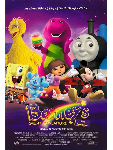 Barney's Great Adventure - The Crossover Poster by Kirbthecrossover on DeviantArt