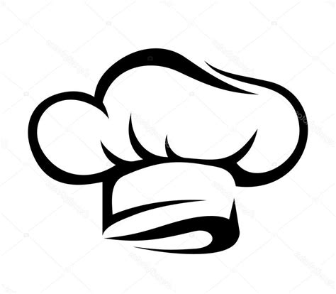 chef hat silhouette vector - Clip Art Library