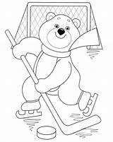 Winter Sports Coloring Pages sketch template