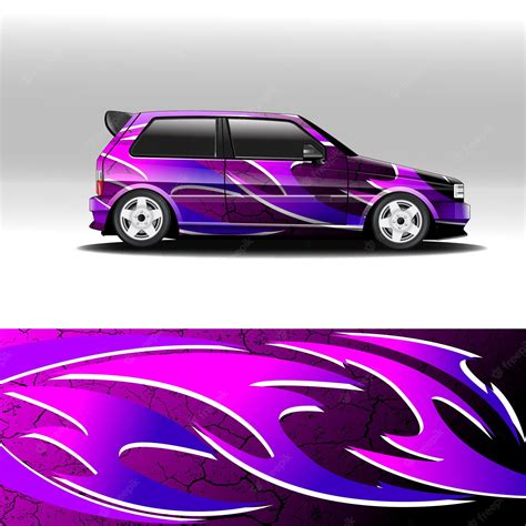 Premium Vector | Drift car racing vector template editable