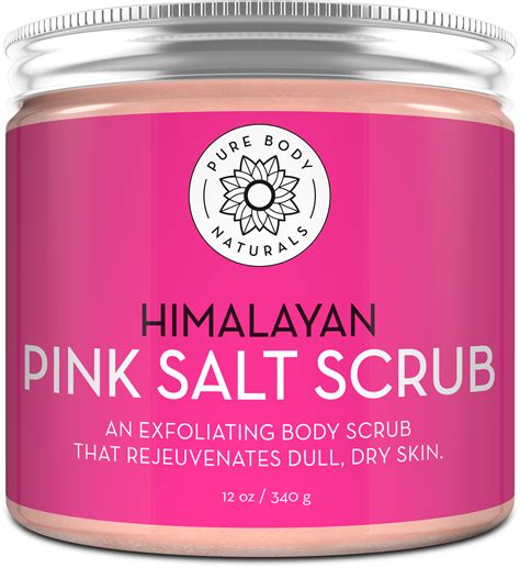 Himalayan Pink Salt & Sweet Almond Exfoliating Body Scrub, 12 Fl. Oz. | eBay