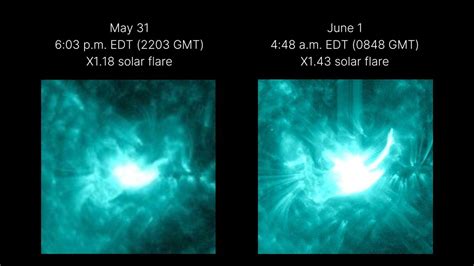 Double trouble: Sun unleashes 2 powerful X-class solar flares in 12 ...