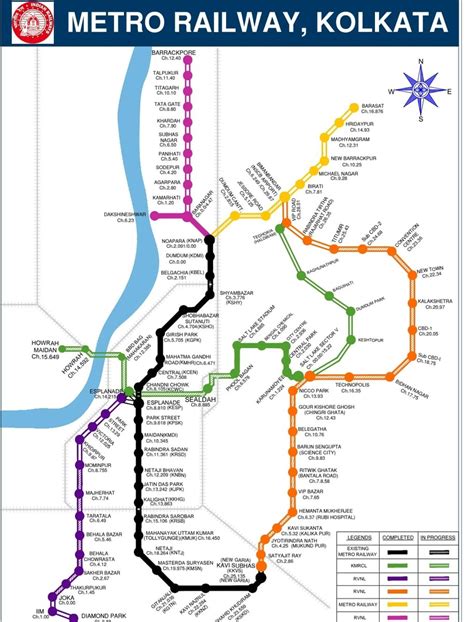 Kolkata Metro Map