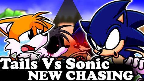 FNF | Tails Vs Sonic - New Chasing | Vs Tails.Exe V2 | Mods/Hard/Gameplay | - YouTube