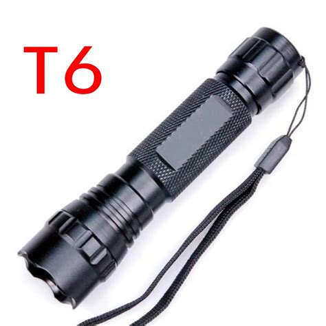 High Power LED Flashlight Tactical Handheld Flashlight Waterproof 5 Mode Flashlight For Outdoor ...