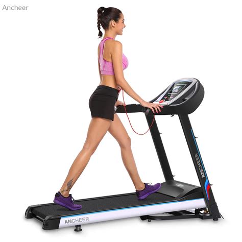 Ancheer Electric Treadmill Fitness Folding Electric Treadmill Exercise ...