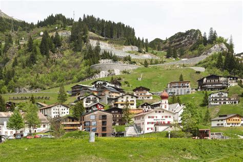 Stuben am Arlberg, ski resort, Vorarlberg, Austria, Europe – Stockphoto