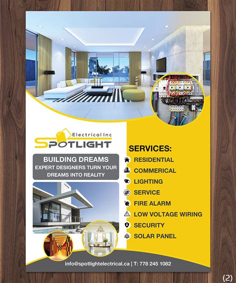 Spotlight Electrical Flyer | 22 Flyer Designs for Spotlight Electrical Inc.