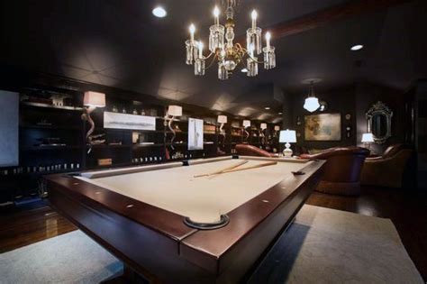 Upscale Mens Luxury Game Room Design Inspiration Game Room Ideas Man Caves, Game Room Bar, Game ...