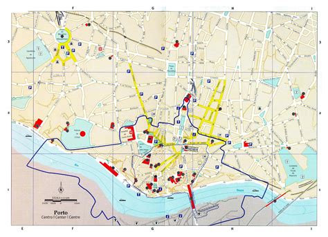 Tourist Map Of Porto