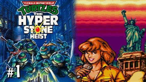 TMNT: The Hyperstone Heist - Pt. 1 New York City (Sega Mega Drive) - YouTube