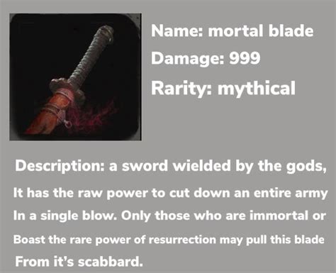 The mortal blade if it was in literally any other game : r/Sekiro