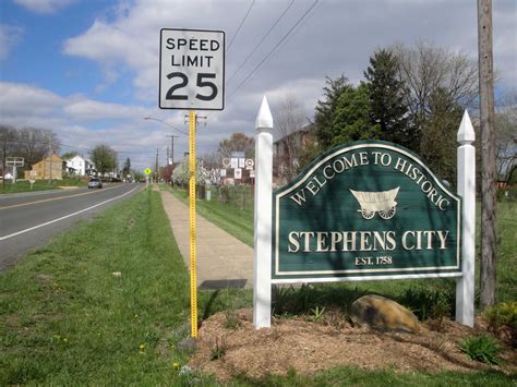 Geographically Yours Welcome: Stephens City, Virginia