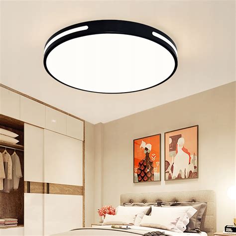 Okrągłe lampy sufitowe led Zdalne sterowanie 30CM - 10747816282 - oficjalne archiwum Allegro