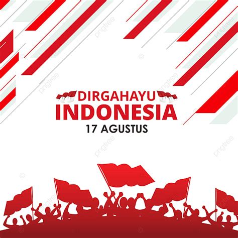 Indonesia Independent Day Vector Hd PNG Images, Happy Indonesia Independence Day Red Vector ...