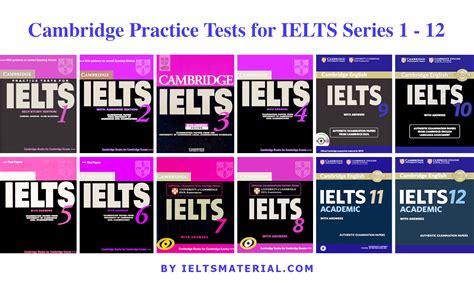 Cambridge Practice Tests for IELTS Series (1 - 12) with Answers & Audio