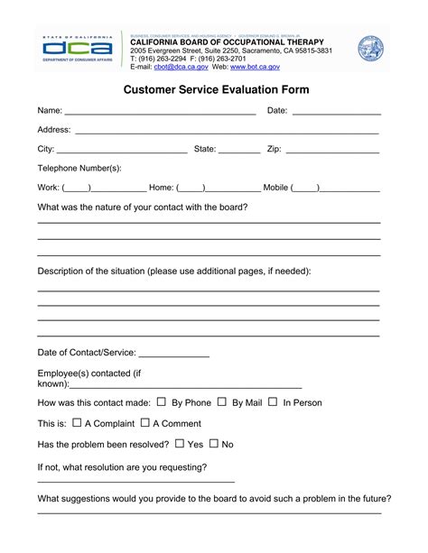 FREE 14+ Customer Service Evaluation Forms in PDF