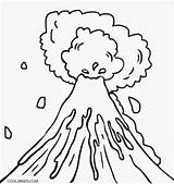 Printable Volcano Coloring Pages For Kids sketch template