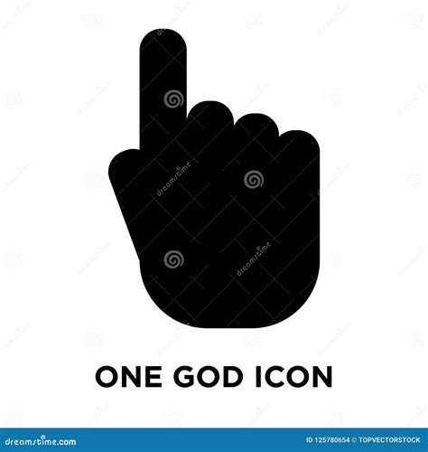 One God Icon Vector Isolated on White Background, Logo Concept O Stock ...