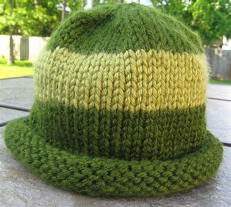 rolled brim hat. free pattern. | yarn love. knitting. | Pinterest | Free pattern, Libraries and ...