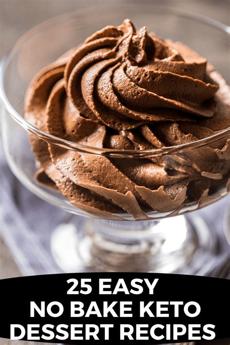 Easy No Bake Keto Dessert Recipes | Word To Your Mother Blog