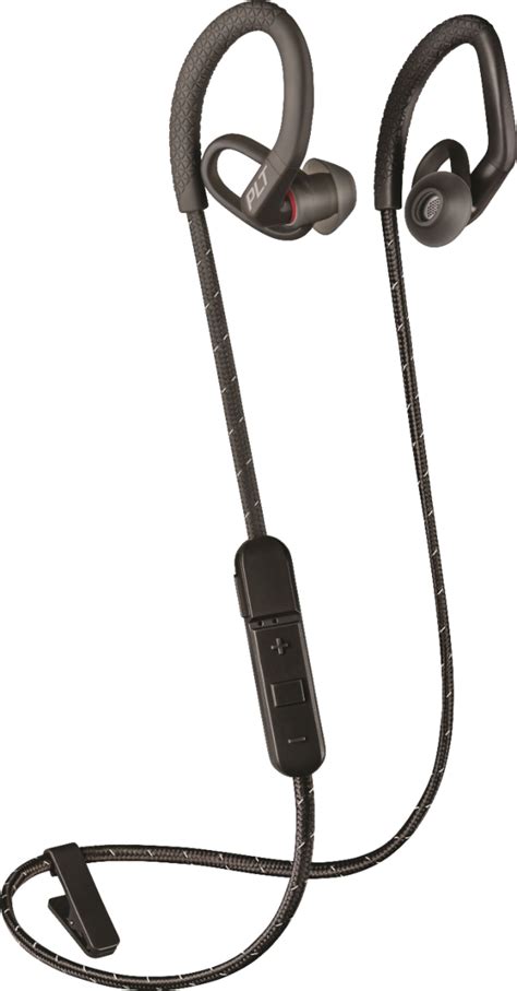 Best Buy: Plantronics BackBeat FIT 350 Wireless Earbud Headphones Black ...