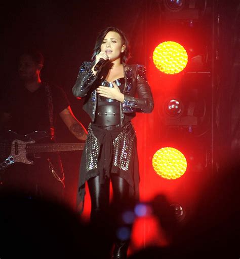 Demi Lovato Performs at Neon Lights World Tour in Dublin • CelebMafia