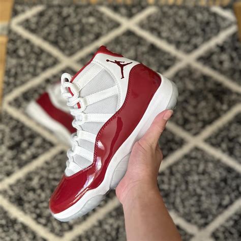 Cherry Jordan 11s Worn TWICE look brand new have... - Depop