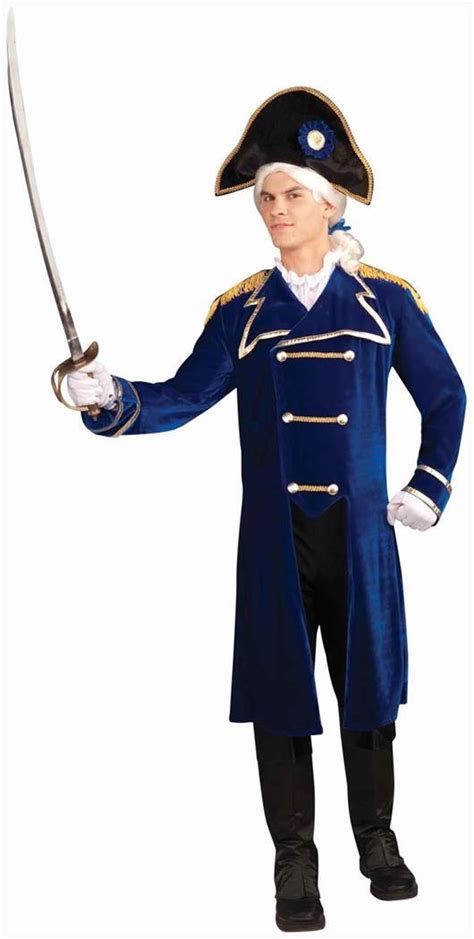 Colonial Admiral Costume w/Hat Adult - PartyBell.com