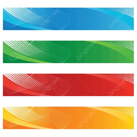 Banners In Haftone And Curved Lines Header Flowing Technical Vector, Header, Flowing, Technical ...