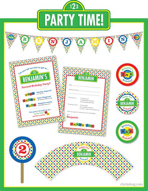 5 Best Images of Sesame Street Party Printables Free - Elmo Birthday ...