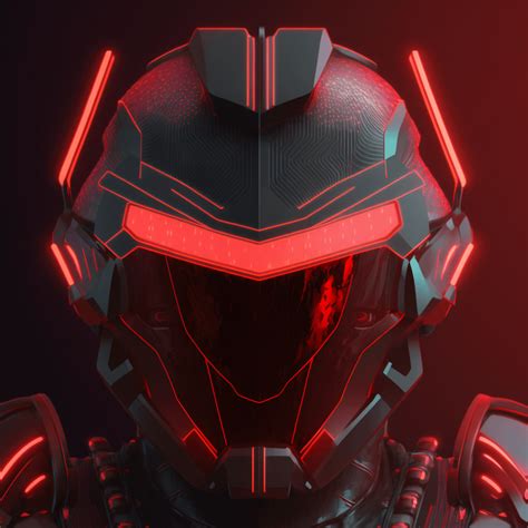 Cyber ninja helmets made with V4 : r/midjourney