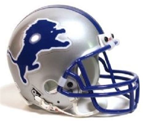 Detroit Lions 1983 to 2002 Riddell NFL Mini Throwback Helmet - Venom Collectibles