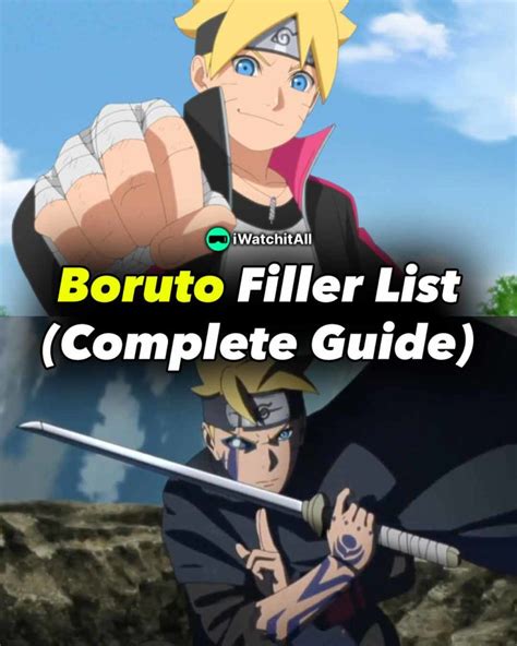 Boruto Filler List (Complete Guide) • iWA