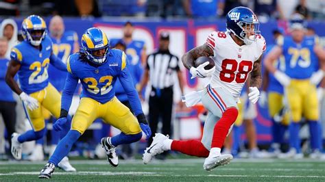 Rams-Giants consiguen 'scorigami' en la temporada 2021 en la NFL