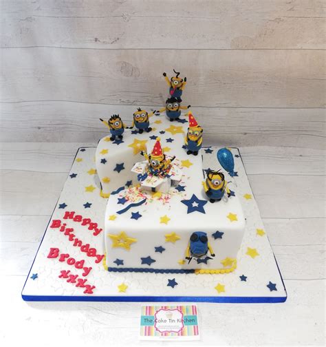 Minions Cake in 2020 | Cake, Minion cake, 1st birthday cake