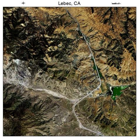 Aerial Photography Map of Lebec, CA California