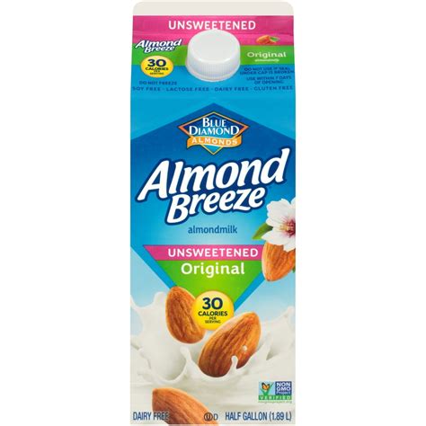 Almond Breeze Unsweetened Original Almondmilk - Walmart.com - Walmart.com