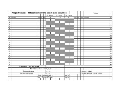 Fillable Panel Schedule Template - Printable Word Searches