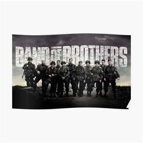 "Band of Brothers" Poster for Sale by bonnieruffne | Redbubble