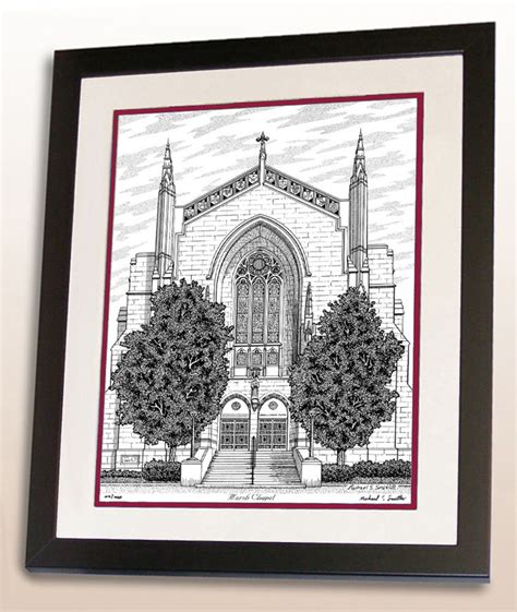 Boston University Hand Signed Wall Art Print, Boston U Alumni ...