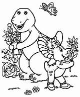 Barney The Dinosaur Coloring Pages sketch template