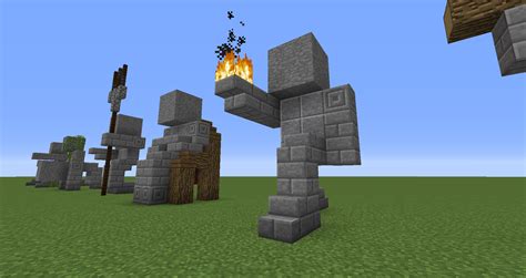 Minecraft Statues Schematics Minecraft Angel Statue Schemati