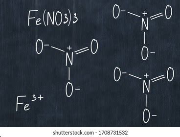 Iron Iii Nitrate Handwritten Chemical Formula Stock Illustration 1708731532 | Shutterstock