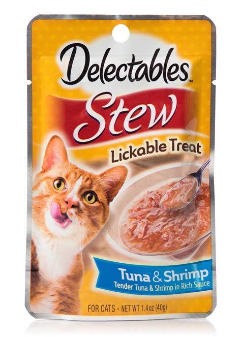 Delectables Lickable Cat Treats – Stew Tuna & Shrimp, 1.4 Oz. – BrickSeek