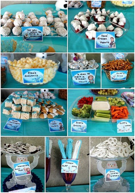 Frozen Birthday Party Decorations, Food, Games, Printables | Frozen birthday party decorations ...